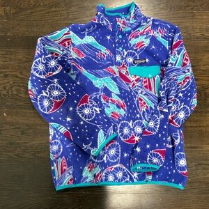 RARE Patagonia Women’s Owl Fleece Pullover sz M
